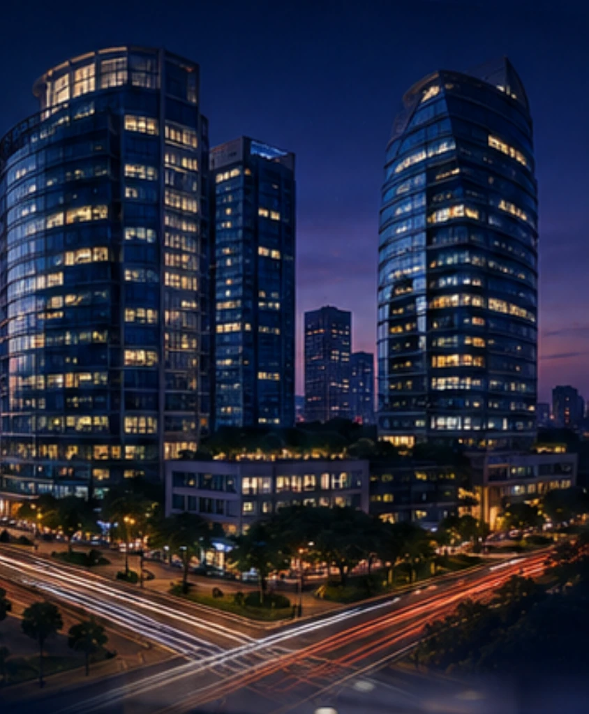 Bengaluru business skyline representing healthcare technology transformation